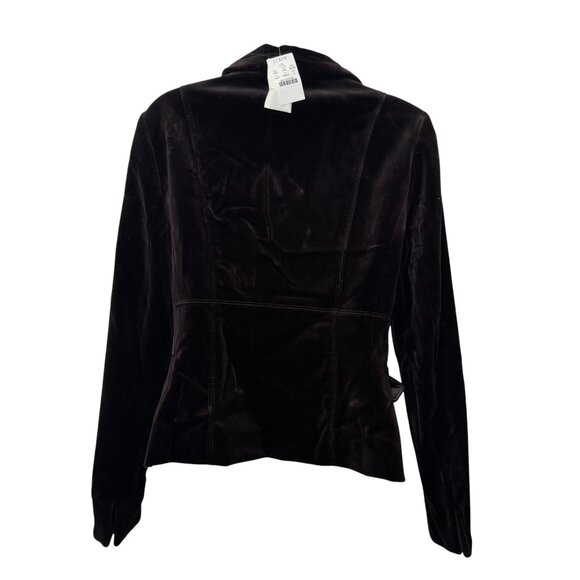 J. Crew 'Bella' Brown Velvet Blazer Women’s Fitted Button Style 85794 Size 8 NWT - Picture 5 of 9